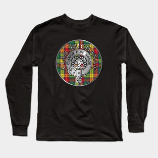 Clan Buchanan Crest & Tartan Long Sleeve T-Shirt